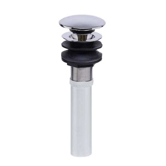 ALFI brand AB9056-PC Polished Chrome Pop Up Drain for Bathroom Sink with Overflow