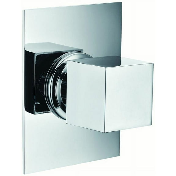 ALFI brand AB9209-PC Polished Chrome Modern Square 3 Way Shower Diverter