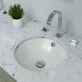 thumbnail image 1 of ALFI brand ABC601 White 17" Round Undermount Ceramic Sink, 1 of 10