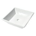 thumbnail image 1 of ALFI brand ABC912 White 17" Square Above Mount Ceramic Sink, 1 of 6