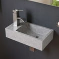 thumbnail image 1 of ALFI brand ABCO108 16" Small Rectangular Solid Concrete Gray Matte Wall Mounted Bathroom Sink, 1 of 9