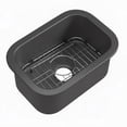 thumbnail image 1 of ALFI brand ABF1319UD Small 13"x19" Rectangle Fireclay Undermount or Drop In Prep Sink, 1 of 7