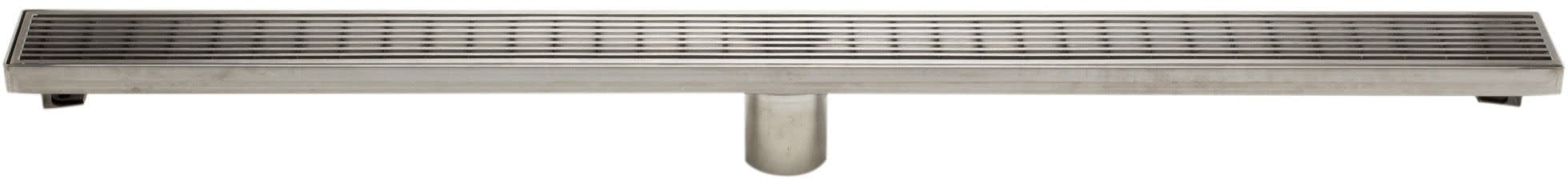 36'' Stainless Steel Linear Shower Drain with Groove Lines