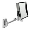 Polished Chrome 8" Square Wall-Mounted Dual Magnification Mirror