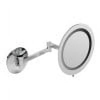 Elegant Polished Chrome 15.5" LED Lighted Wall Mount Magnifying Mirror