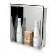 thumbnail image 1 of ALFI brand ABN1616-PSS 16 x 16 Polished Stainless Steel Square Single Shelf Bath Shower Niche, 1 of 12