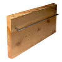Natural Cedar Wood Wall-Mounted Electric Towel Warmer