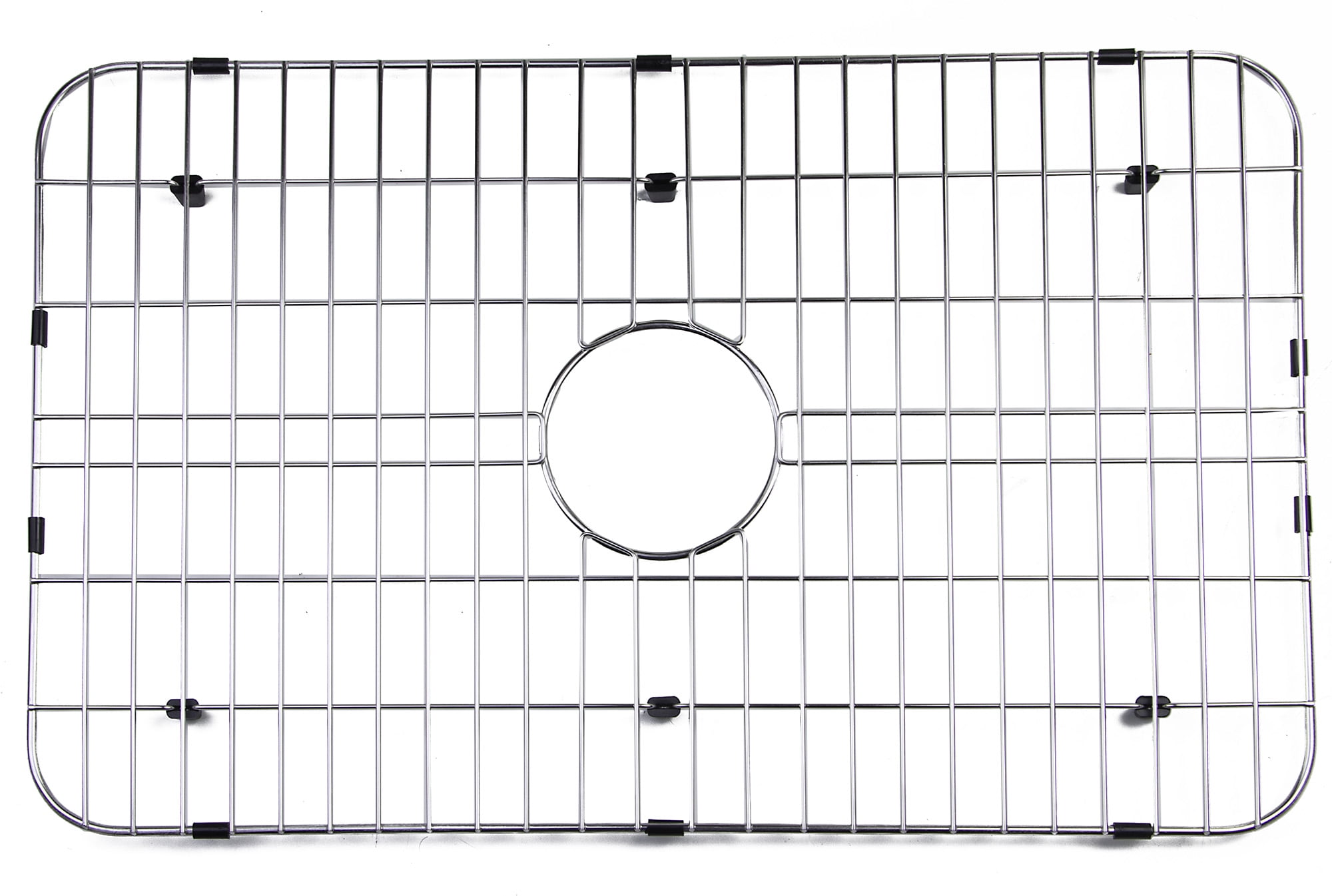 Solid Stainless Steel Kitchen Sink Grid with Plastic Feet