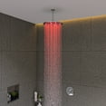 thumbnail image 1 of ALFI brand LED12R-PC Polished Chrome 12" Round Multi Color LED Rain Shower Head, 1 of 8