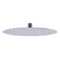 Ultra Thin Polished Stainless Steel Oval Rain Shower Head