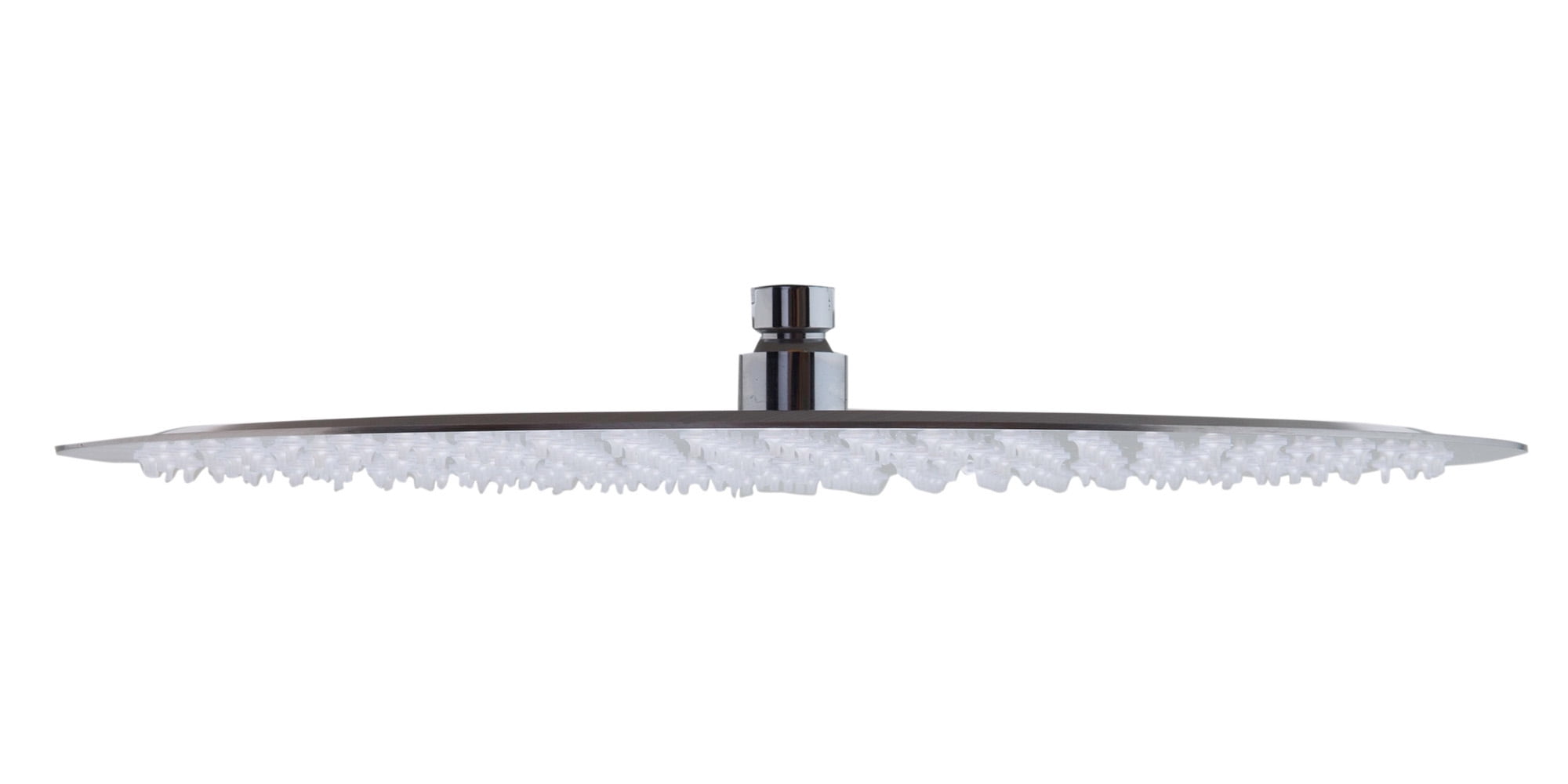 Ultra Thin Brushed Stainless Steel Round Rain Shower Head