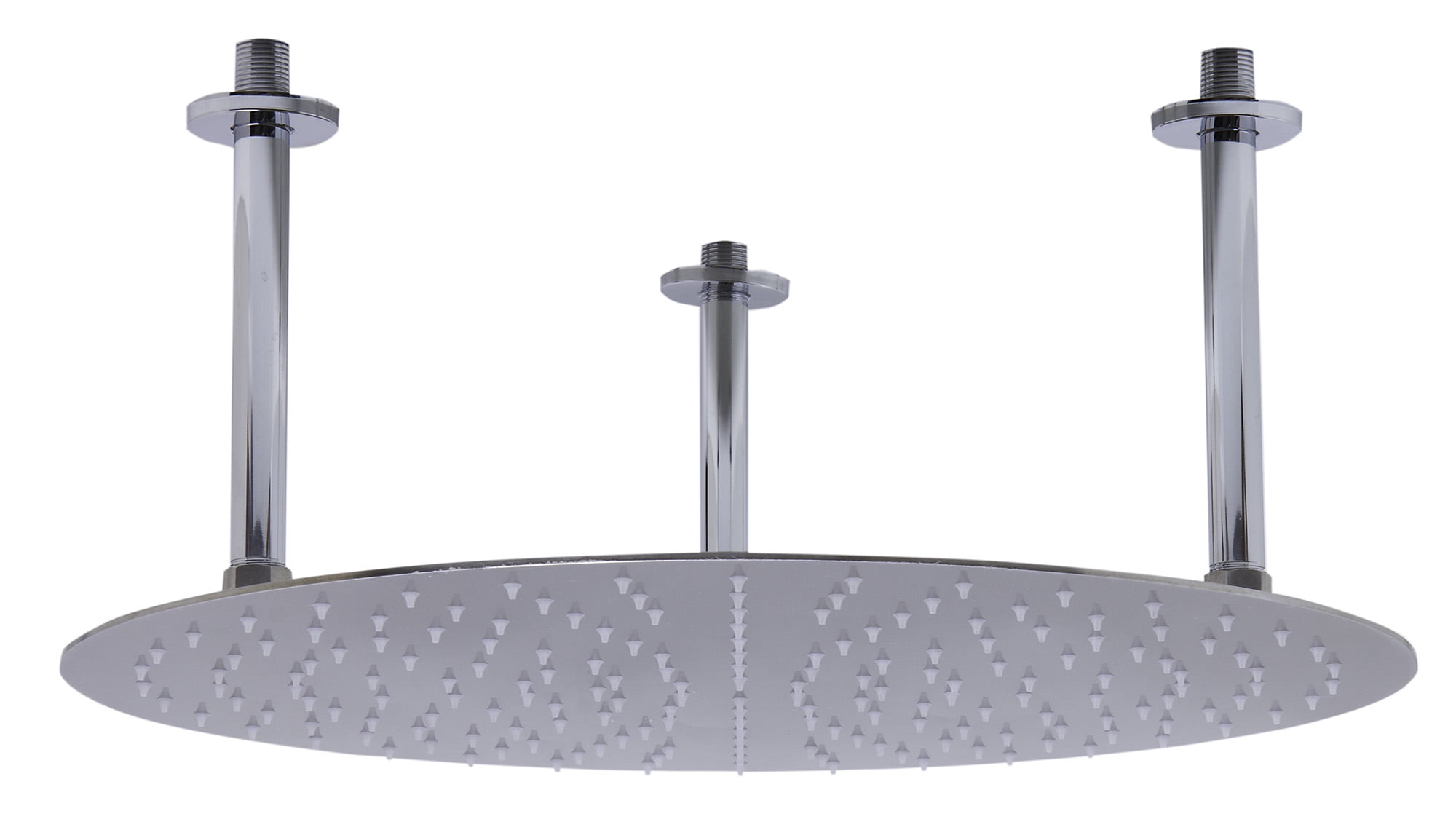 Ultra Thin Brushed Stainless Steel Ceiling Mounted Rain Shower Head