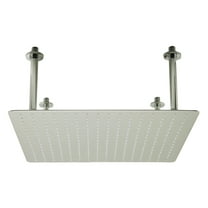 ALFI brand RAIN20S-BSS 20" Square Brushed Solid Stainless Steel Ultra Thin Rain Shower Head