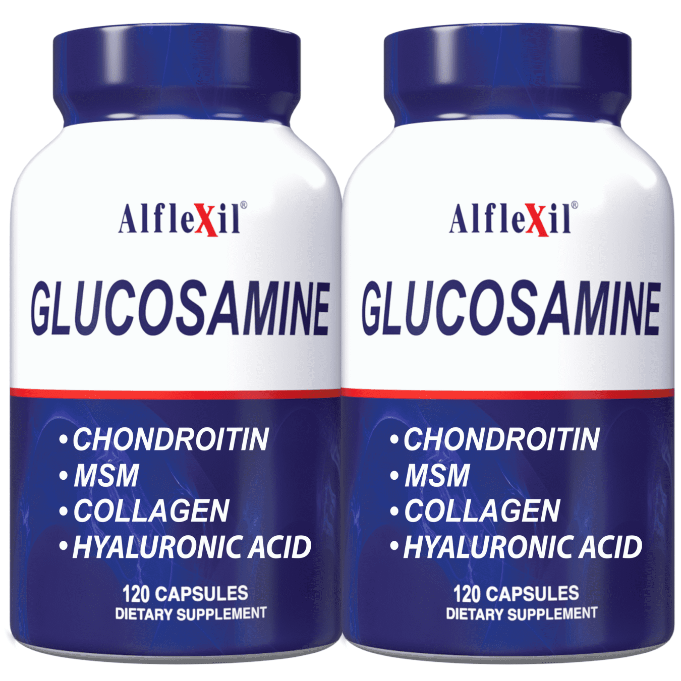 ALFLEXIL Premium Glucosamine & Chondroitin with MSM, Joint Movement