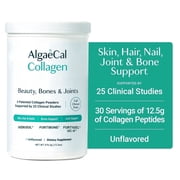 AlgaeCal Collagen - Clinically-Supported Collagen For Skin, Hair, Nails, Joints, Bones. VERISOL , FORTIBONE , UC-II , FORTIGEL , Multi Peptides, 30 Servings
