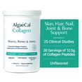 thumbnail interactive-video image 1 of AlgaeCal Collagen - Clinically-Supported Collagen For Skin, Hair, Nails, Joints, & Bones. VERISOL®, FORTIBONE®, UC-II®, & FORTIGEL®, Multi Peptides, 30 Servings, 1 of 14