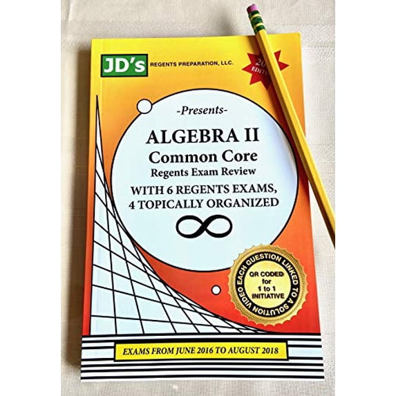 Pre-Owned ALGEBRA II NYS REGENTS EXAM REVIEW - 2019 EDITION Paperback