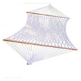 thumbnail image 1 of ALGOMA 4902C 13' Cotton Rope Hammock, Single, White, 1 of 5