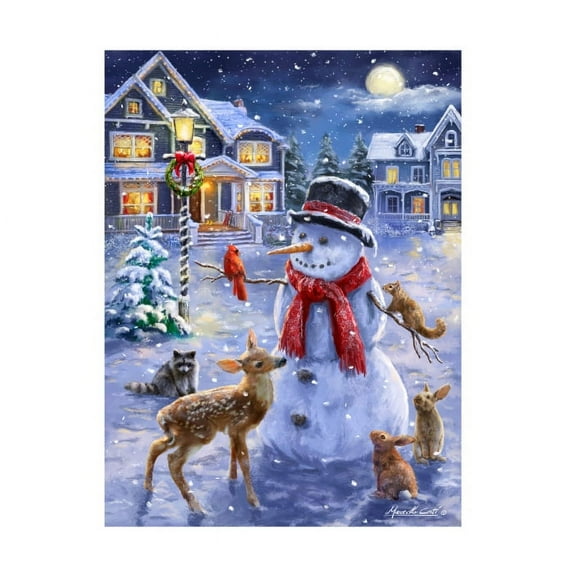 ALI Corti 'Christmas Cuties' Canvas Art