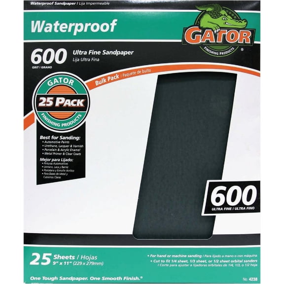 Ali Industries Sandpaper Sheet 9 x 11 - Automotive Use - 9" x 11"