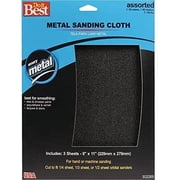 Ali Industries Assorted Emery Cloth - Aluminum Oxide, 50 Grit - 9 in. W x 11 in. L