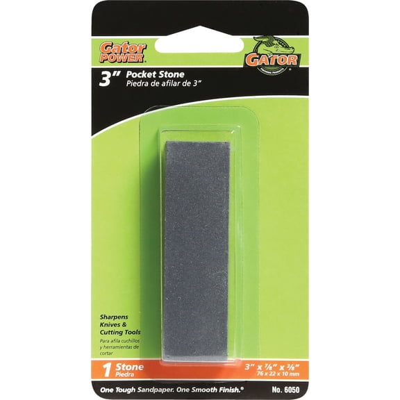 ALI Industries 6050 Pocket Sharpening Stone, 3-Inch x 7/8-Inch, Pack of 1