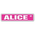 thumbnail image 1 of ALICE Street Sign Childrens Name Room Sign | Indoor/Outdoor |  24" Wide, 1 of 5