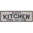 thumbnail image 1 of ALICE's Kitchen Gift Rustic Chic Decor Gift 6x18 Sign 206180051202, 1 of 1