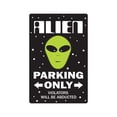 thumbnail image 1 of ALIEN Aluminum Sign parking space aliens UFO area 51 science fiction | Indoor/Outdoor | 24" Tall, 1 of 4