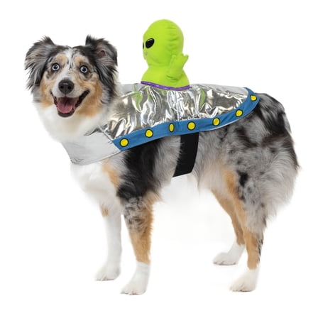 Vibrant Life Halloween Alien Costume for Dogs, Lime Green Medium