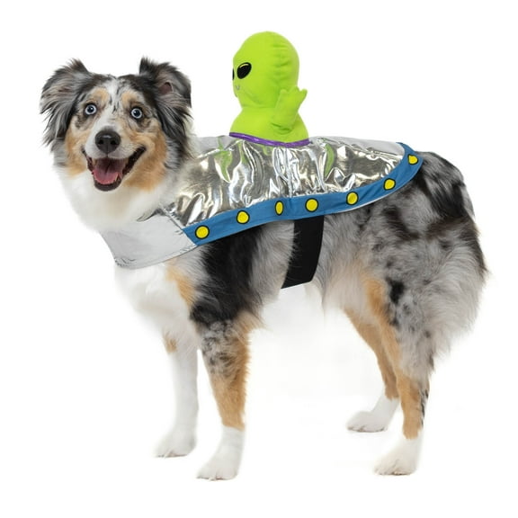 Vibrant Life Halloween Alien Costume for Dogs, Lime Green Medium