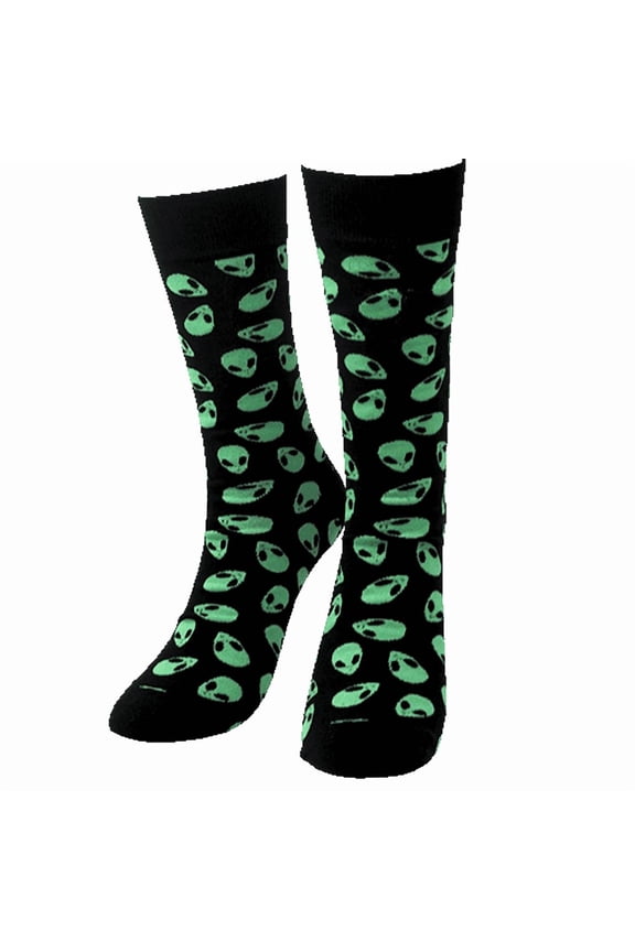 Alien Head Knit Sock