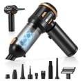 thumbnail image 1 of ALILYY Car Vacuum Cleaner,22000PA Cordless Car Vacuum 4 in 1 Handheld Vacuum for Car with Compressed Air Duster & Air Blower & Pump Hand Held Vacuum for Car,Home,Office,Camping,Black, 1 of 9