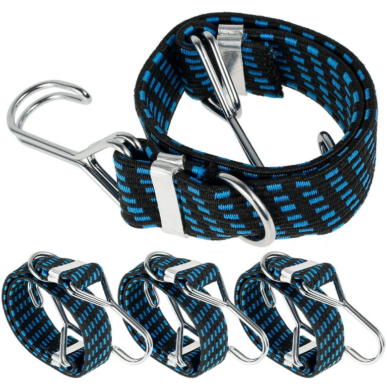 AllTopBargains EG0246C 12 Hook Loop Awning Lashing Straps Sleeping Bag Straps Cable Wire Cord Colors