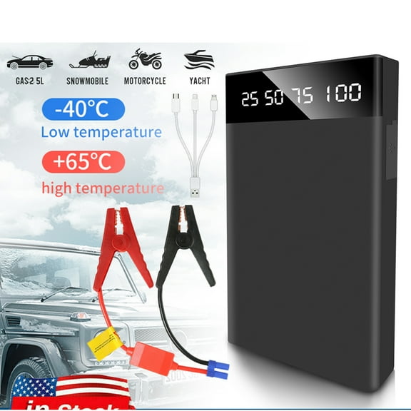 ALING Car Jump Starter Battery Booster,10000mah Auto Battery Booster Pack,Portable Power Bank Charger For 12V Car Battery Charger For Car Emergency, Flameout, Unable To Start