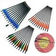 thumbnail image 1 of ALING Outdoors Carbon Crossbow Arrow 20-Inch Arrows For Hunting Shooting Practicing ,12 Pcs Crossbow Bolts Archery Nocks Interchangeable Heads Shafts Arrows, 1 of 4