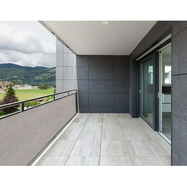 ALION 3ft x 11ft Smoke Tan 100% Virgin High-Density Polyethylene Outdoor Panel Privacy Screens