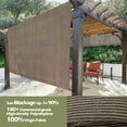 thumbnail image 1 of ALION Breathable Replacement Cover Panel Canopy Shade Brown HDPE Pergolas Cover, UV Resistant, 1 of 7