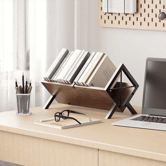 ALISENED Multifunctional Storage Shelf - Black Vinyl Record and Small Item Organizer