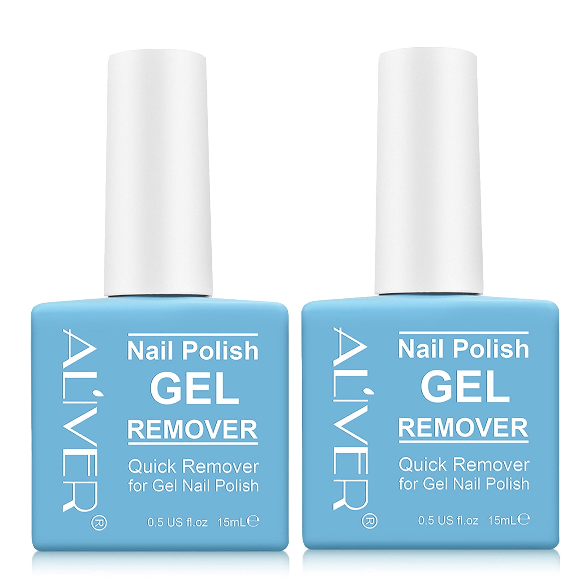 ALIVER Gel Polish Burst Magic Remover Off Nail Gel Nail Degreaser Cleaner Base, 2 Pack