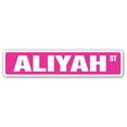 thumbnail image 1 of ALIYAH Street Sign Childrens Name Room Sign | Indoor/Outdoor |  30" Wide, 1 of 5
