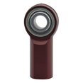 thumbnail image 1 of ALJF6 0.375 x 0.37-24 in. ALJF Series Female Aluminum Rod End, Hard Anodized Red - Right Hand, 1 of 1