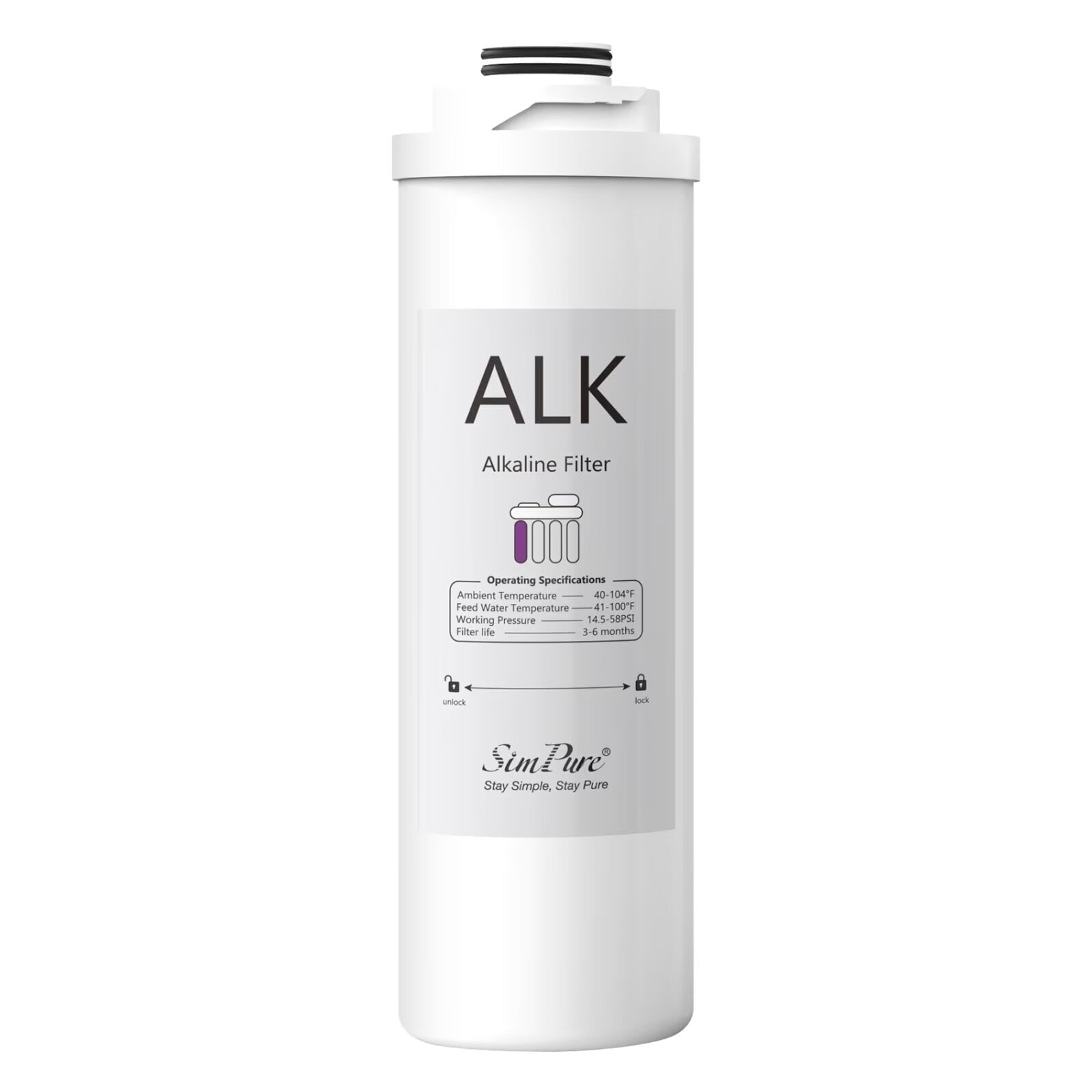 ALK Water Filter Replacement Cartridge for SimPure WP2 Ro System