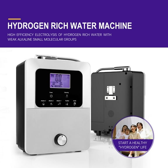 ALKA Water Ionizer and Water Purifier Machine,PH 3-11 Alkaline Acid Water Machine,Up to -800mV ORP, 8000 Liters Per Filter,11 Plate Electrode,Regulation Valve to Control PH and ORP/Auto-Cleaning