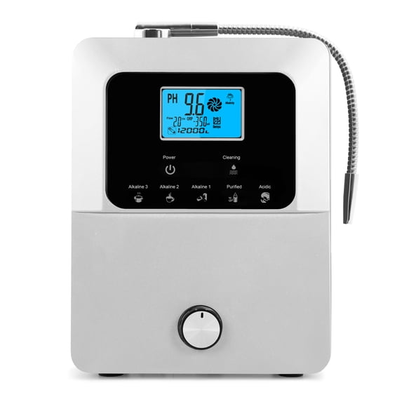 ALKA Water Ionizer and Water Purifier Machine,PH 3-11 Alkaline Acid Water Machine,Up to -800mV ORP, 8000 Liters Per Filter,11 Plate Electrode,Regulation Valve to Control PH and ORP/Auto-Cleaning