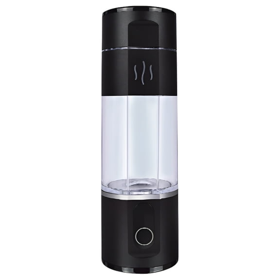 ALKA hydrogen water generator Hydrogen Rich Water Bottle Generator Max Concentration Molecular Up to 5000PPB Portable -Black color