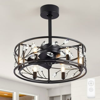 LK984RI-Craftmade Lighting-One Light Outdoor Wire Cage Ceiling Fan Kit  Rustic Iron Finish