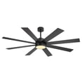 thumbnail image 1 of ALKAFY 65 Inch Ceiling Fan with LED and Remote Control, 8 Blades for Large Room Indoor/Covered Outdoor, 1 of 8
