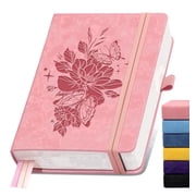 ALKALO College Rule Journal Notebook, A5, Pink, 365 Pages, 30 Count, 30 Pack