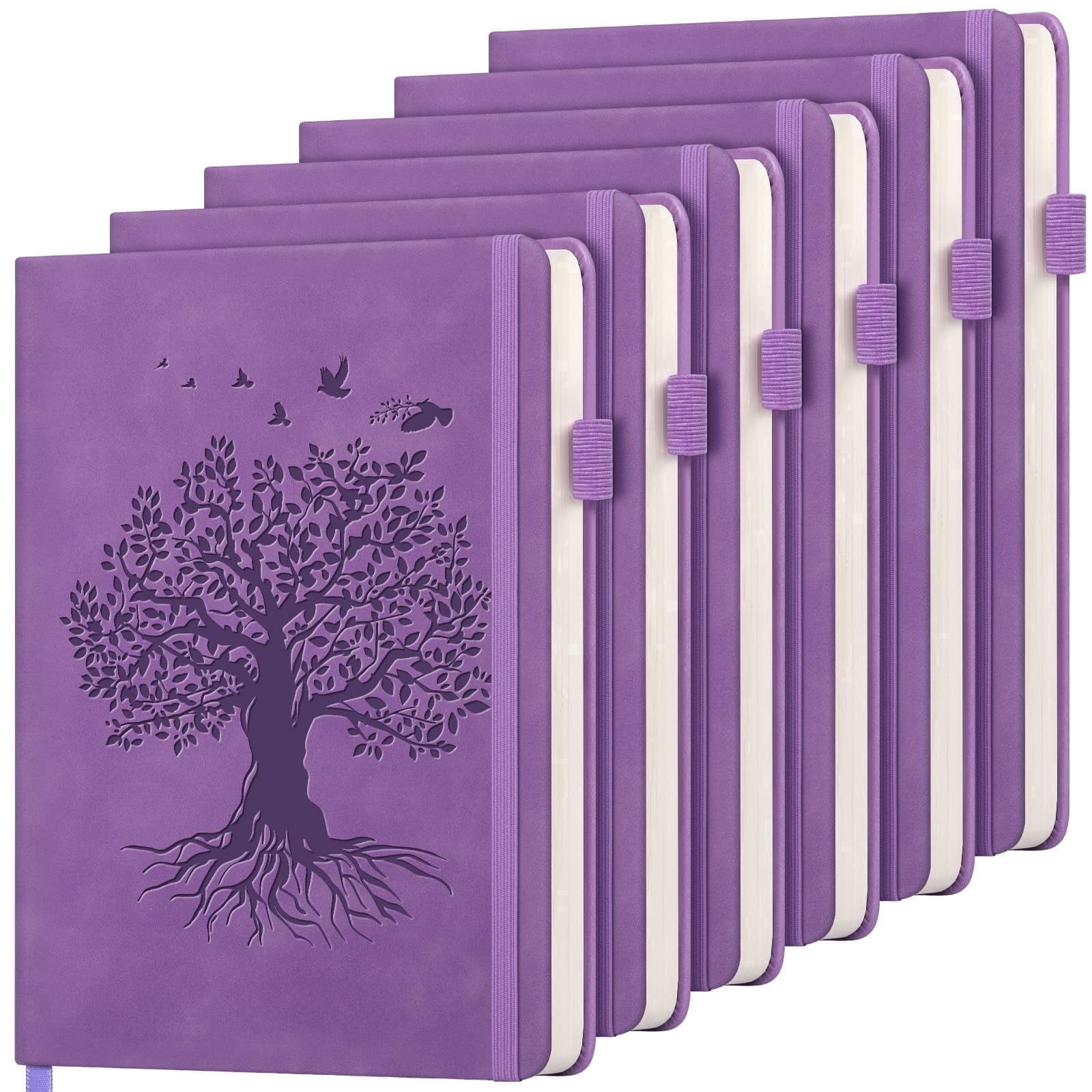 Jorunal Notebook ALKALO Lined Journal Notebook for Women Men, A5 Hardcover Leather ...